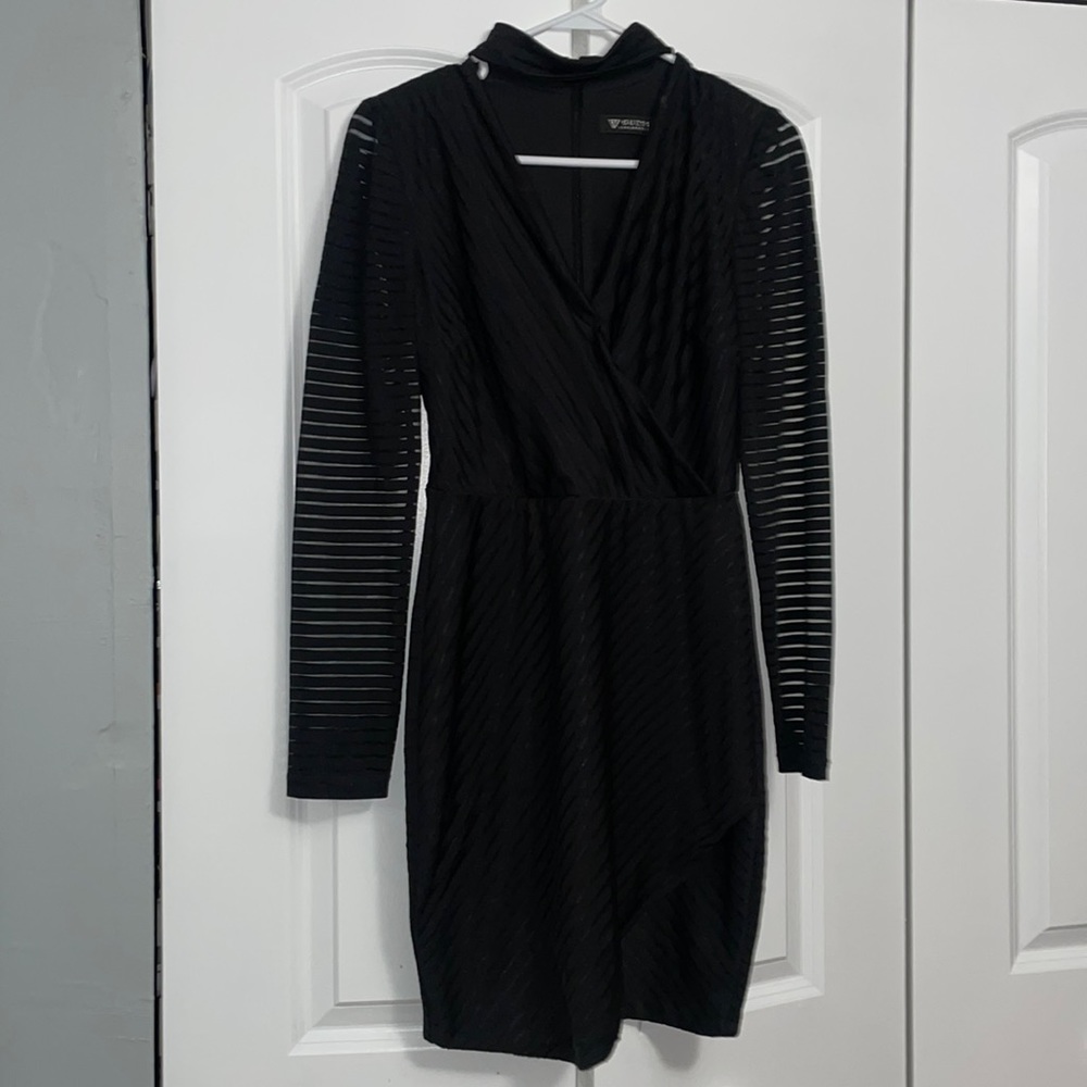 Black long sleeve dress
